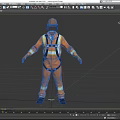 Firefighting Equipment Featuring Orange Suit With Reflective Strips And Safety Harness