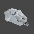Sci Fi Spaceship 3D Model With Detailed Exterior And Futuristic Design