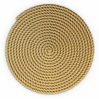 Round carpet 3d model