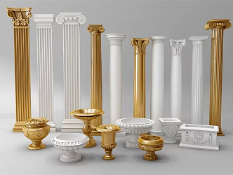 European Roman Column Classical Roman Column 3d model
