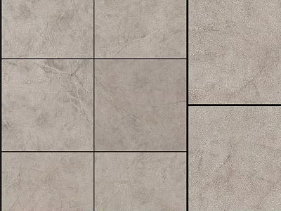 Gray Square Tile Components For Building Interior Flooring With Durable Material 3d model