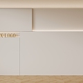 Image Wall Modern Image Wall Front Desk Background Wall 3d model