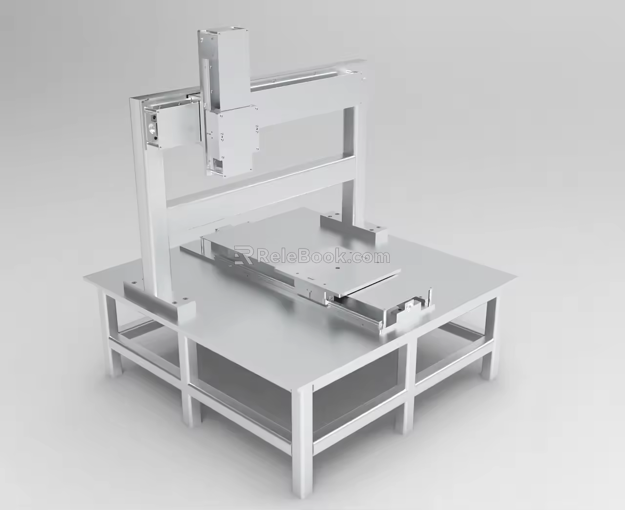 Industrial equipment three-axis mobile platform automation non-standard equipment sliding table 3d model