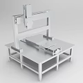 Industrial equipment three-axis mobile platform automation non-standard equipment sliding table 3d model