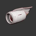 Modern Engine Leap Engine Turbine 3d model