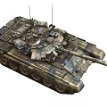 T90 T90S main battle tank light medium Russian tank low face number low model simple model game sub-era film and television level super realistic 3d model
