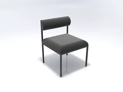 Modern Single Sofa With Upholstered Seat Armrest And Sleek Metal Legs 3d model