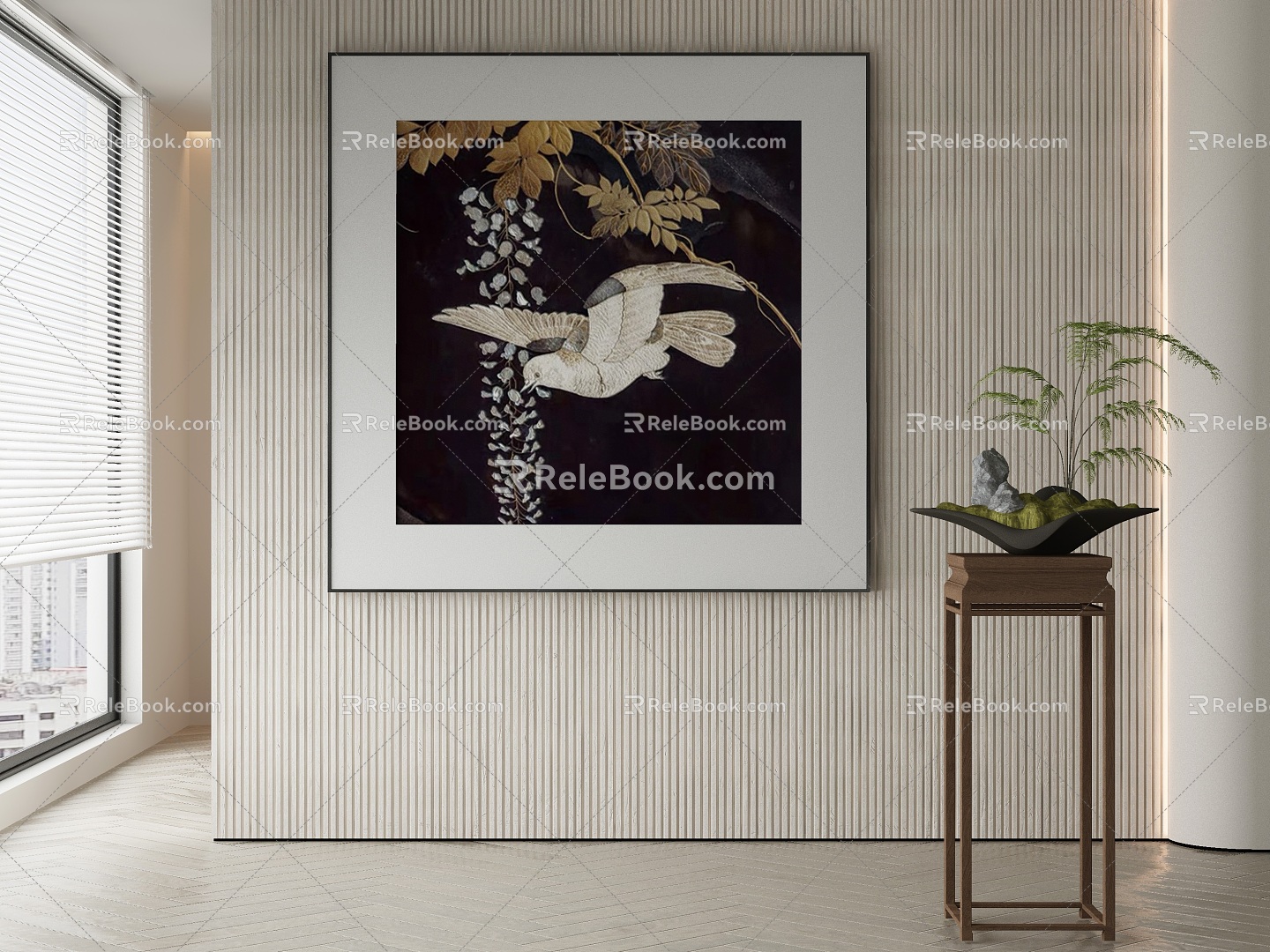 New Chinese Decorative Painting 3d model