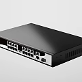 PoE Switch High Speed Network Device with Multiple Ethernet Ports for Digital Connectivity