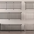 Modern Metal Railings With Black White Designs And Various Styles For Home