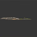 Modern Terrain Model Design With Rocky Sections Grass And Dirt Areas