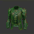 Decorative Armor With Leather Metal Material Red Black Design Spiked Shoulder Pads Diamond Shaped Patterns