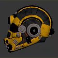 Sci-Fi Helmet Alien Helmet High Tech Helmet Game Helmet 3d model
