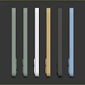 Modern Electronic Smartphones Display Multiple Color Options And Sleek Design
