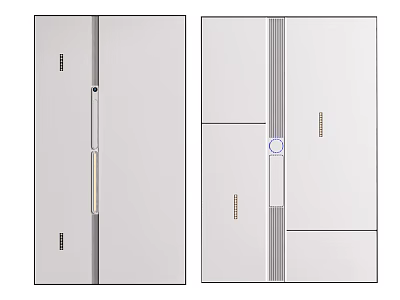 Contemporary Ceiling Design With Clean Lines Smooth Surface And Partition Structure 3d model