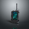 Walkie-talkie military walkie-talkie military radio military wireless telephone 3d model