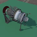 Internal combustion engine can be split 3d model