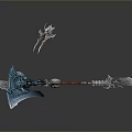 Fantasy Weapons Collection Featuring Sharp Blades Glowing Details And Metallic Accents