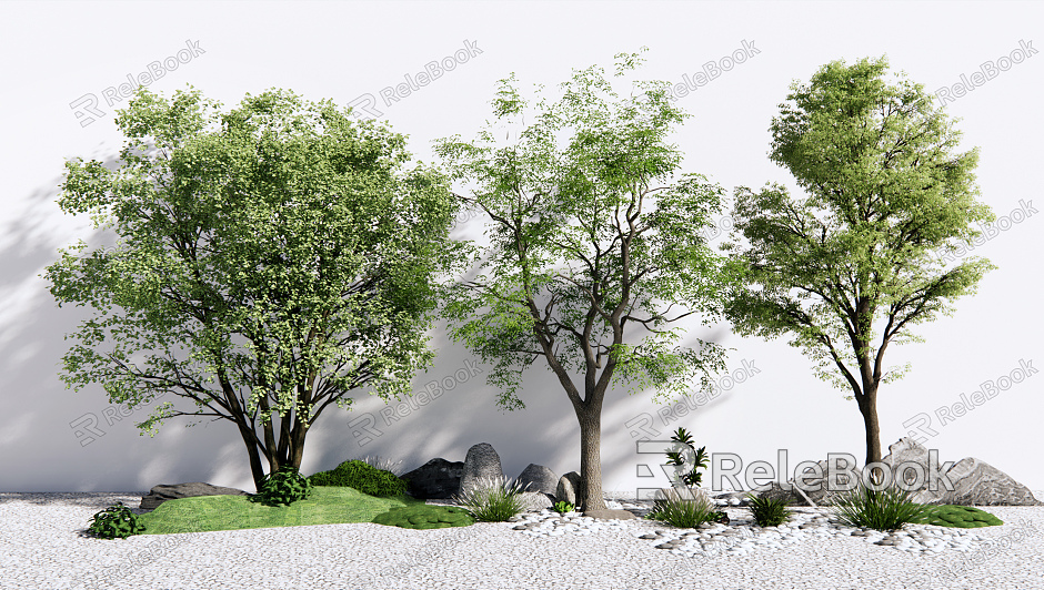 Modern Tree Landscape Tree model