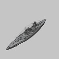 Boat Patrol Vessel 3d model