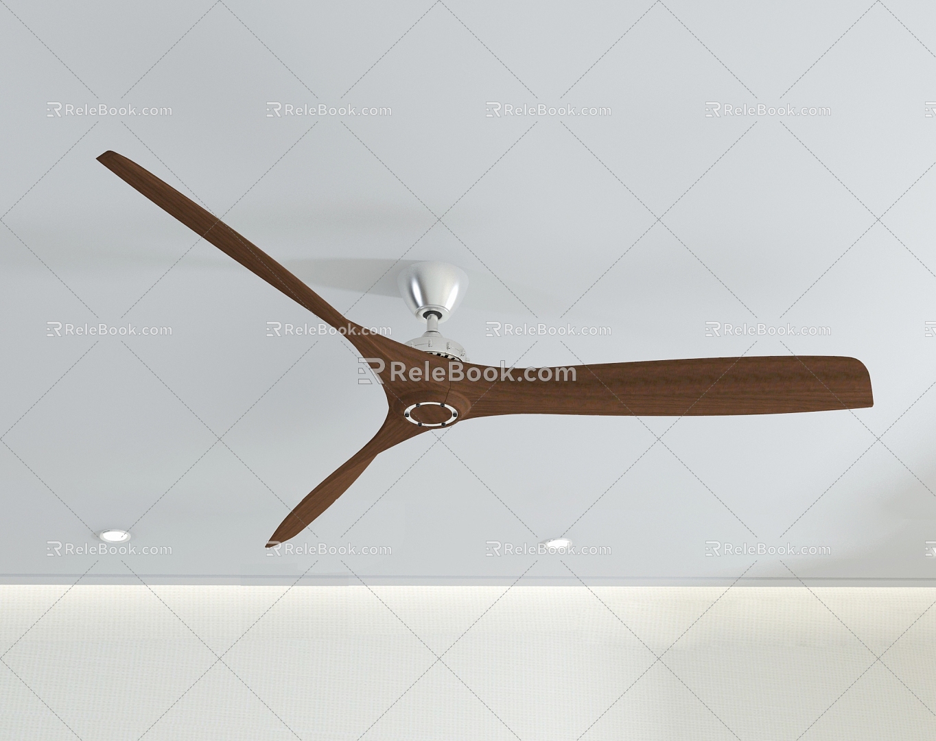 Modern ceiling fan modern ceiling fan 3d model