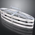 Sturdy Metal Frame Hanging Basket With Wooden Slats And Hooks For Storage