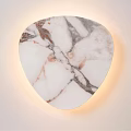 Elegant Marble Wall Lamp With Natural Texture And Soft Ambient Lighting Design 3d model