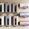 Midea Household Water Heaters with Digital Display Multiple Styles for Daily Use