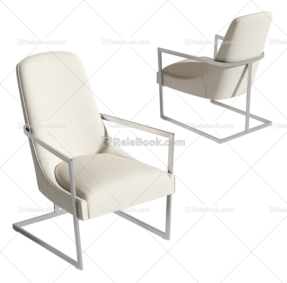 modern leisure chair 3d model