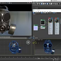 Tactical Military Gas Mask As Weapon With Metal Dual Lenses And Filter