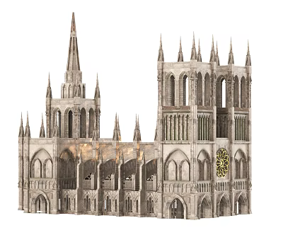European Architecture Ancient Architecture 3d model