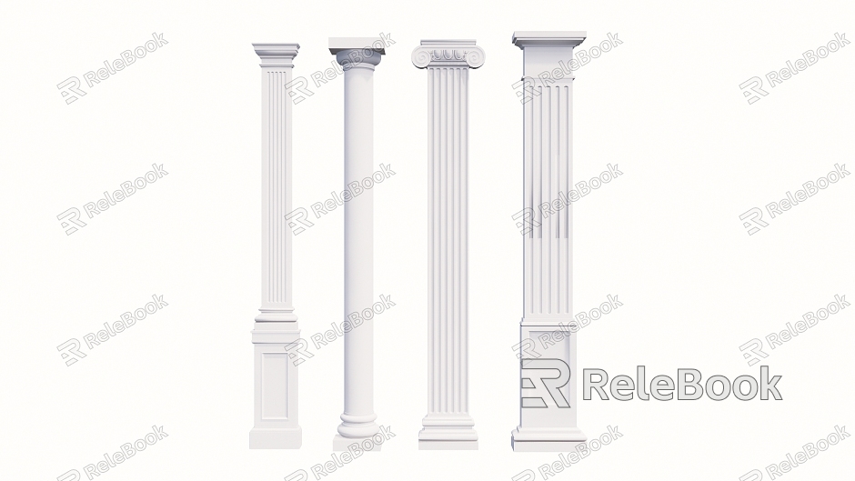 European Roman Column Component Column model