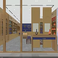 Liquor and Tobacco Store Interior Featuring Shelves Display Cabinets Alcohol And Tobacco Products