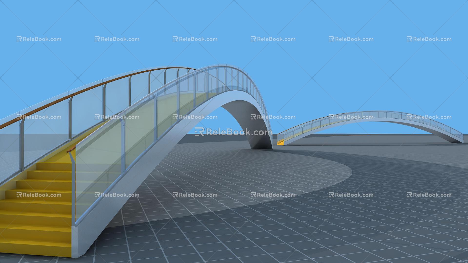 arch bridge 3d model