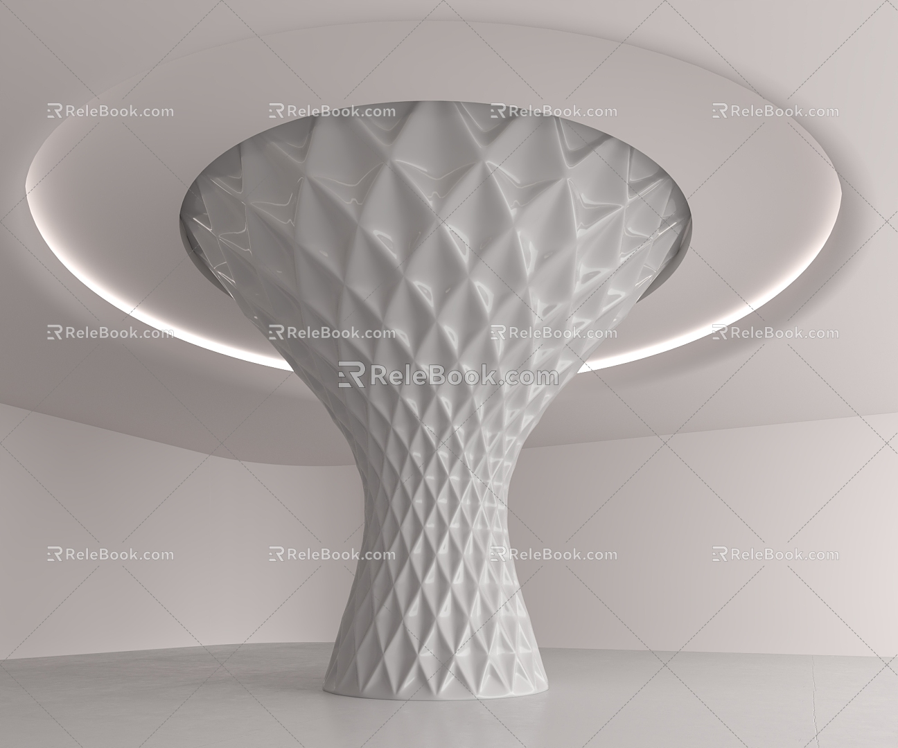 Modern Column 3d model