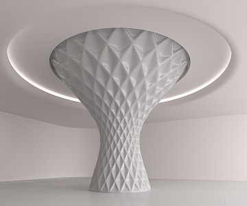 Modern Column 3d model