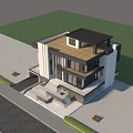 Modern Villa 3d model