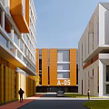 Modern Factory Building Industrial Park Science and Technology Park Science and Technology Sense Factory Building Office Pilot Plant 3d model