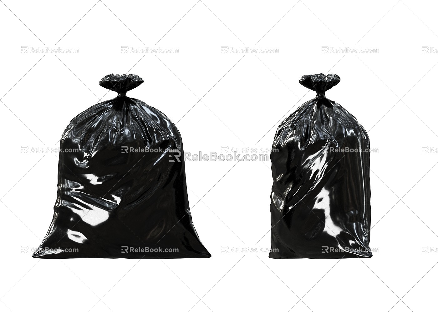 Garbage Bag Plastic Bag Black Garbage Bag Domestic Garbage Garbage Bag Plastic Garbage Bag Plastic Garbage Bag Garbage Garbage Garbage Bag Plastic 3d model