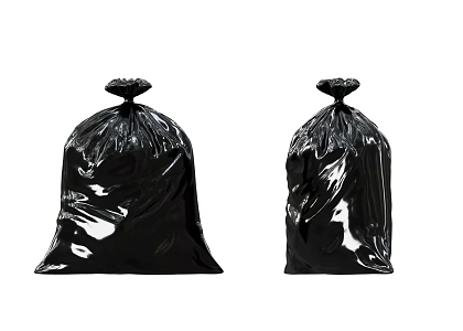 Garbage Bag Plastic Bag Black Garbage Bag Domestic Garbage Bag Plastic Garbage Bag Plastic Garbage Bag Garbage Bag Plastic 3d model