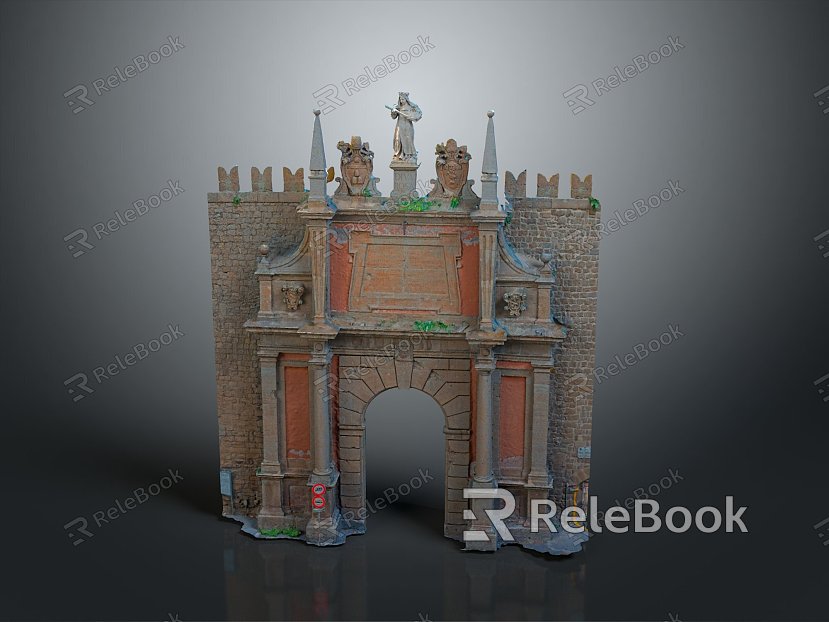 Puerto Rico Gate Ancient Gate San Juan Gatehouse Stone Gatehouse in Puerto Rico model