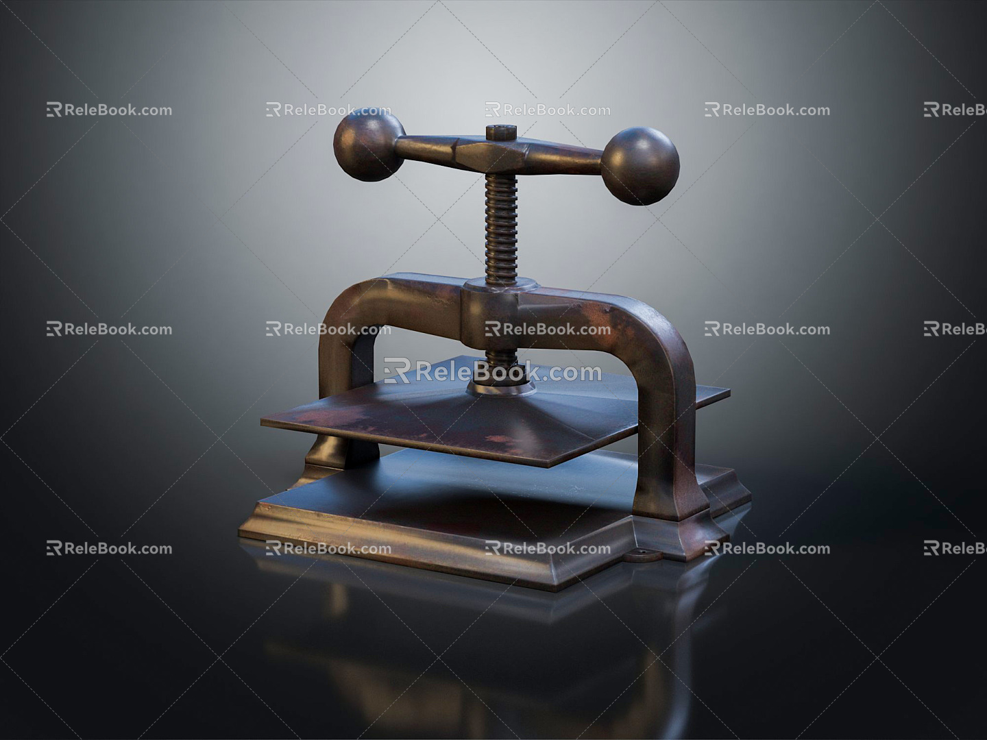 Industrial LOFT book press model