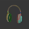 Modern White And Black Over Ear Headphones With Adjustable Headband And Comfortable Ear Cups