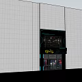 Modern Door Head Technology Sense Script Kill Door Head 3d model