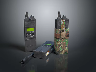 Military Camouflage Doorbell With Rechargeable Battery And Durable Design Features 3d model