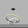 Modern Pendant Lights With Various Designs Including Rings Bars And Wave Shapes For Interior Decoration