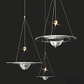 chandelier Momento chandelier table lamp mooielight 3d model