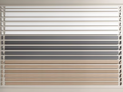 Gypsum Cornice Molding In Various Colors For Interior Home Decoration Design 3d model