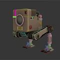 Modern Robot Characters Game Characters 3d model