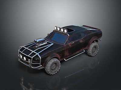 All Terrain Vehicle Toy Car Four-wheeler Beach Car Four-wheel Motorcycle Mountain Bike Off-road Mountain Bike 3d model